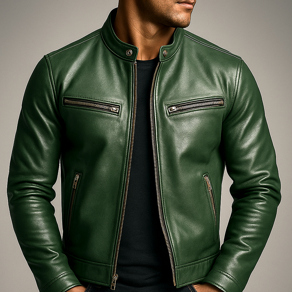 Jace™ | Classic Casual Leather Jacket