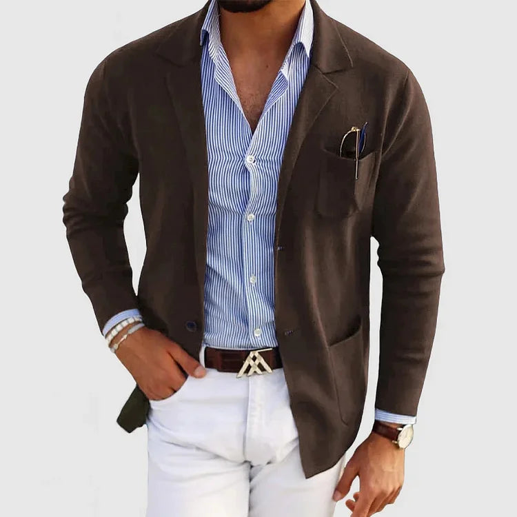 Dan | Stylish Men’s Casual Blazer with Functional Flap Pockets