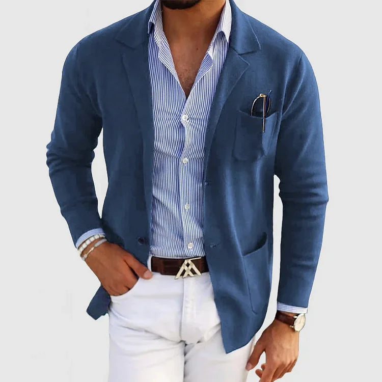 Dan | Stylish Men’s Casual Blazer with Functional Flap Pockets