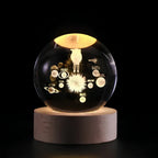 Cosmic Crystal Ball Lamp - Magical LED Home Decor - Ladder to Heaven