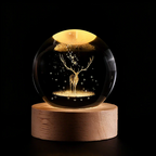 Cosmic Crystal Ball Lamp - Magical LED Home Decor - Christmas Tree
