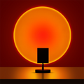 Vintage Look LED Table Lamp - Ambient Indoor Lighting - Red