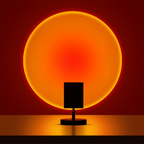 Vintage Look LED Table Lamp - Ambient Indoor Lighting - Red