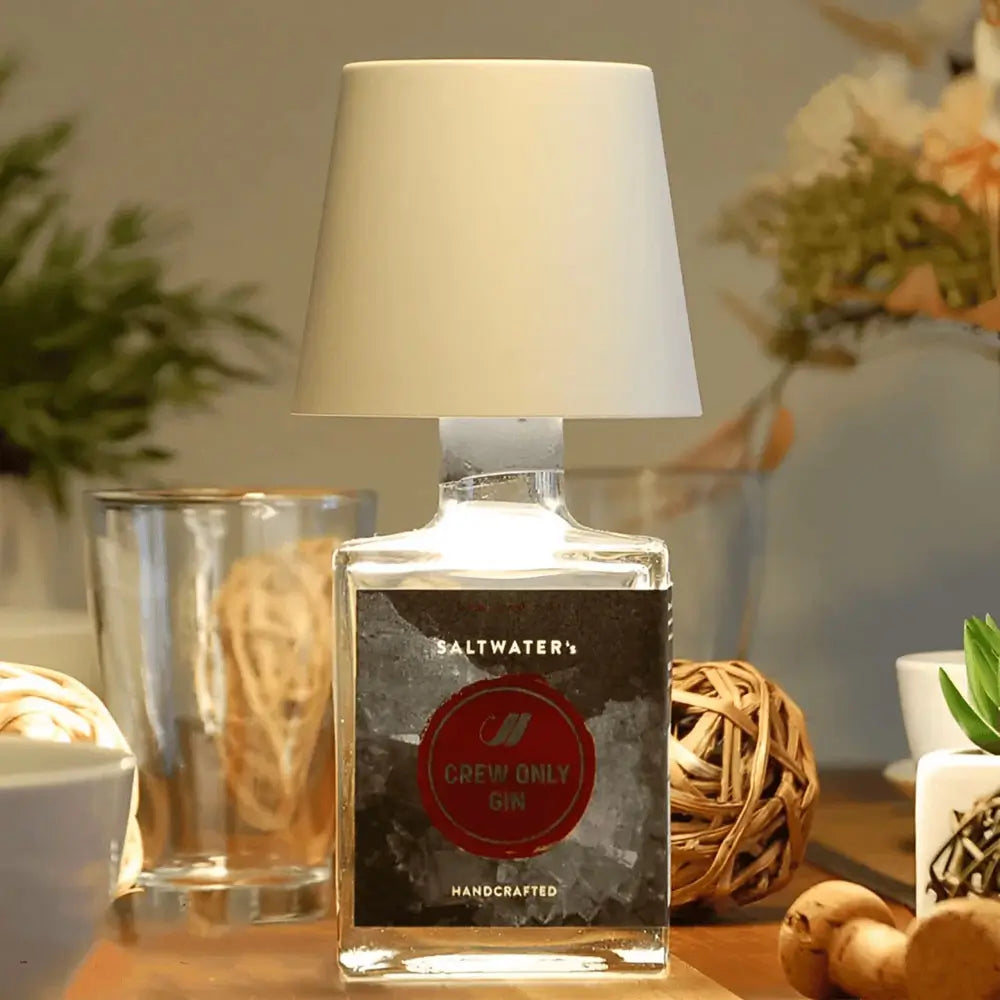 Bottle Lamp Converter - Rechargeable LED Light - Gold