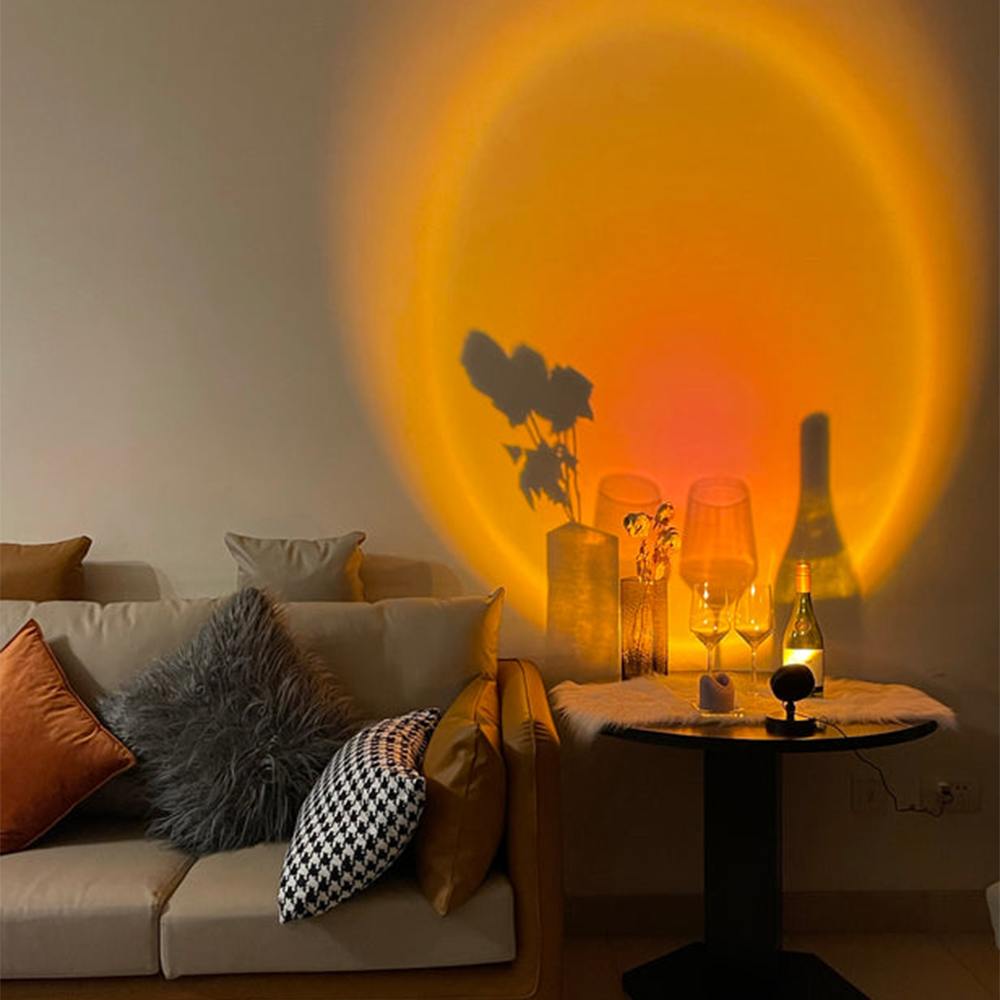 Vintage Look LED Table Lamp - Ambient Indoor Lighting - Blue