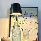 Bottle Lamp Converter - Rechargeable LED Light - Matte Grey