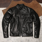 Men's Leather Jacket - Black