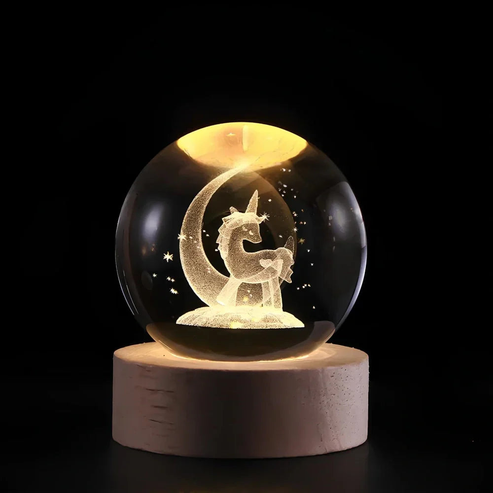 Cosmic Crystal Ball Lamp - Magical LED Home Decor - Umbrella