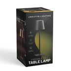 Tall Dimmable Table Lamp - Touch-Control Rechargeable LED