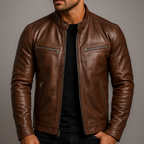 Jace™ | Classic Casual Leather Jacket
