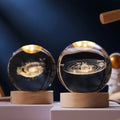 Cosmic Crystal Ball Lamp - Magical LED Home Decor - Milky Way