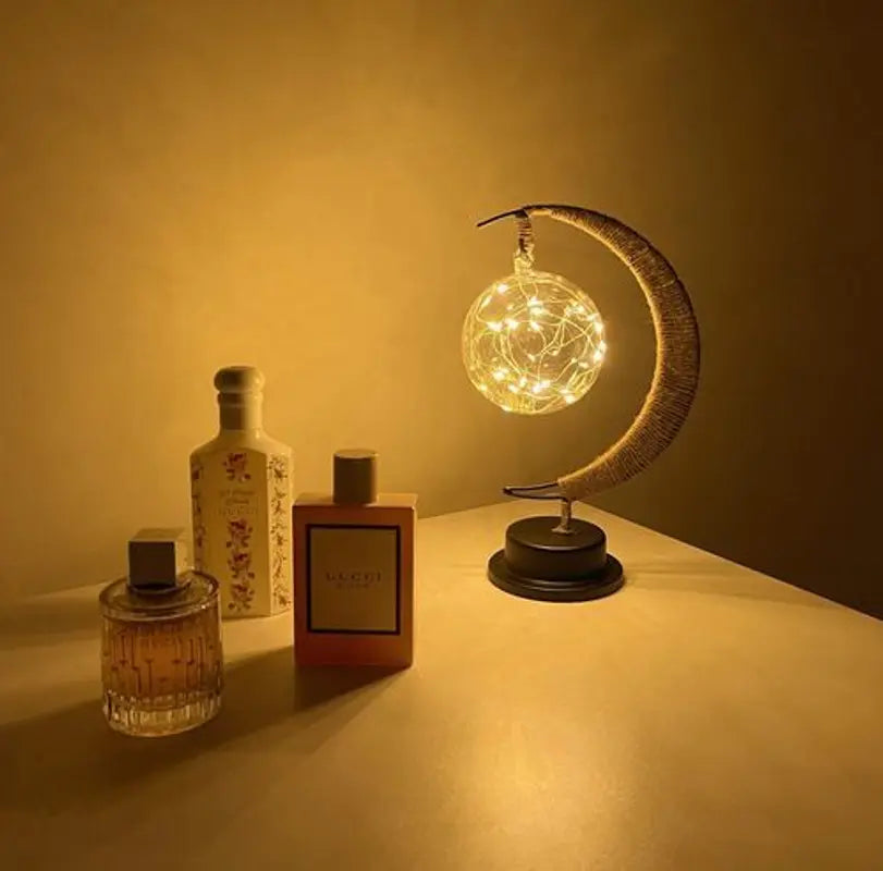 Decorative Table Lamp - Ambient Moon Glow Lighting
