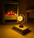Decorative Table Lamp - Ambient Moon Glow Lighting - Galaxy Blue / Warm Light
