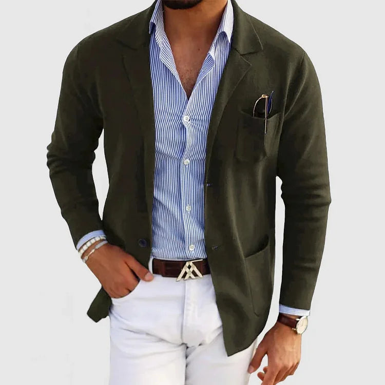 Dan | Stylish Men’s Casual Blazer with Functional Flap Pockets