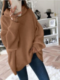 Women's Turtleneck Sweater – Style and Warmth for Winter - Brown