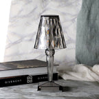 Elegant Crystal Accent Lamp - Dimmable Rechargeable Lighting