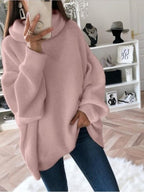 Women's Turtleneck Sweater – Style and Warmth for Winter - Brown