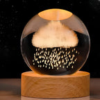 Cosmic Crystal Ball Lamp - Magical LED Home Decor - Teddy Bear