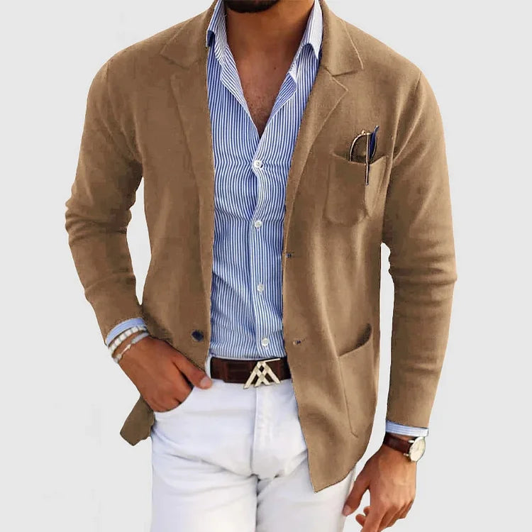 Dan | Stylish Men’s Casual Blazer with Functional Flap Pockets