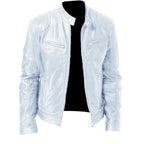 Joren™ | Timeless Leather Zip-Up Jacket