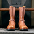 Men's Engineer Boots - Brown