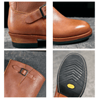 Men's Engineer Boots - Brown