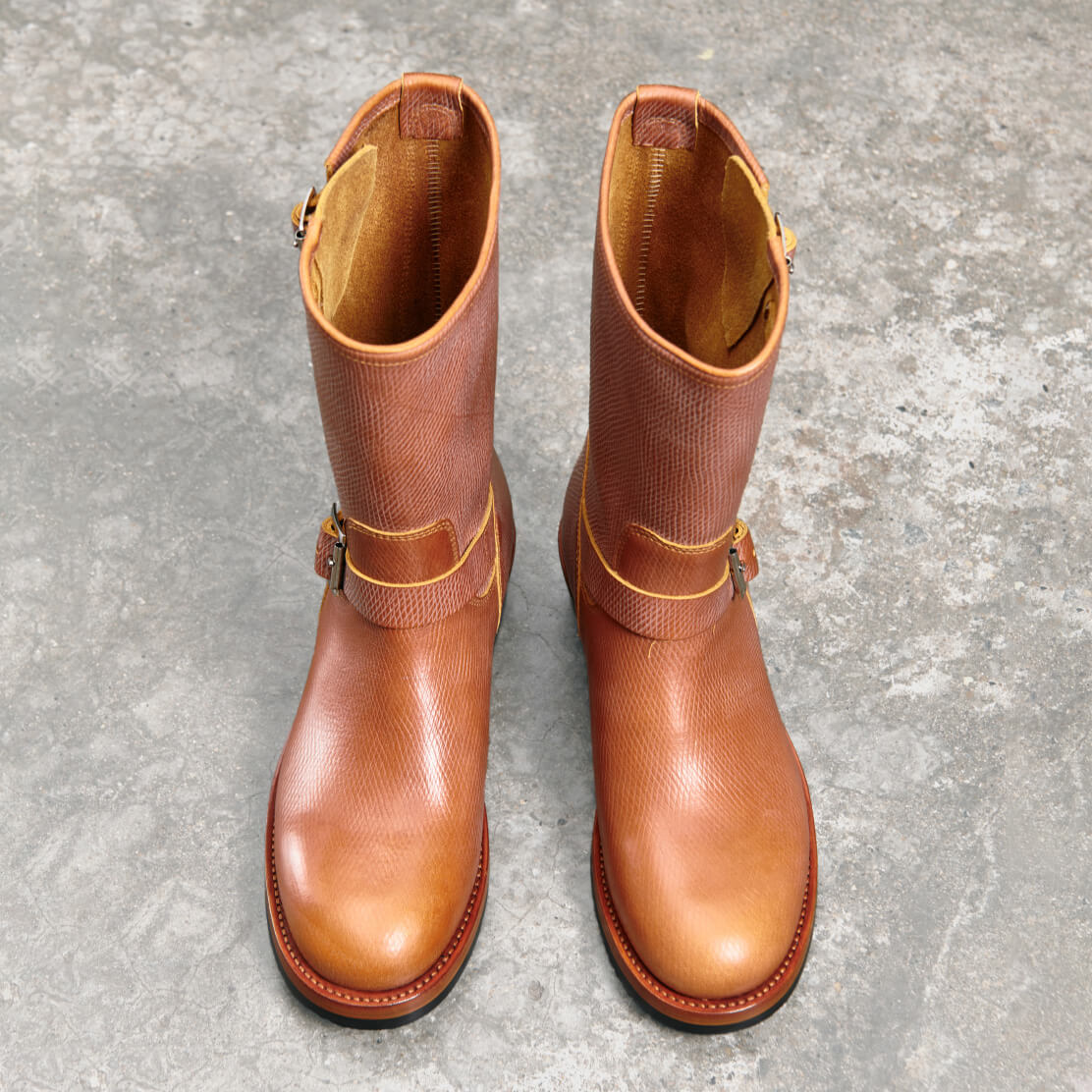 Men's Engineer Boots - Brown
