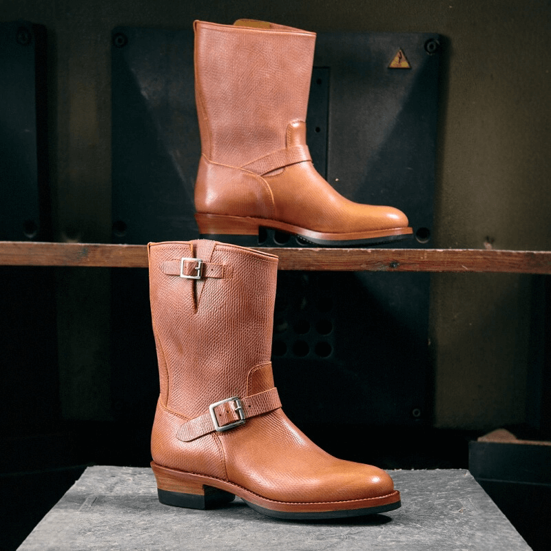 Men's Engineer Boots - Brown