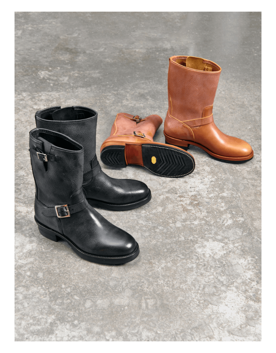Men's Engineer Boots - Brown