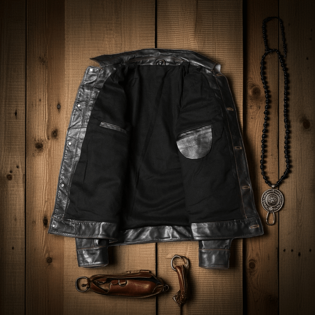 Men's Leather Jacket - Teacore
