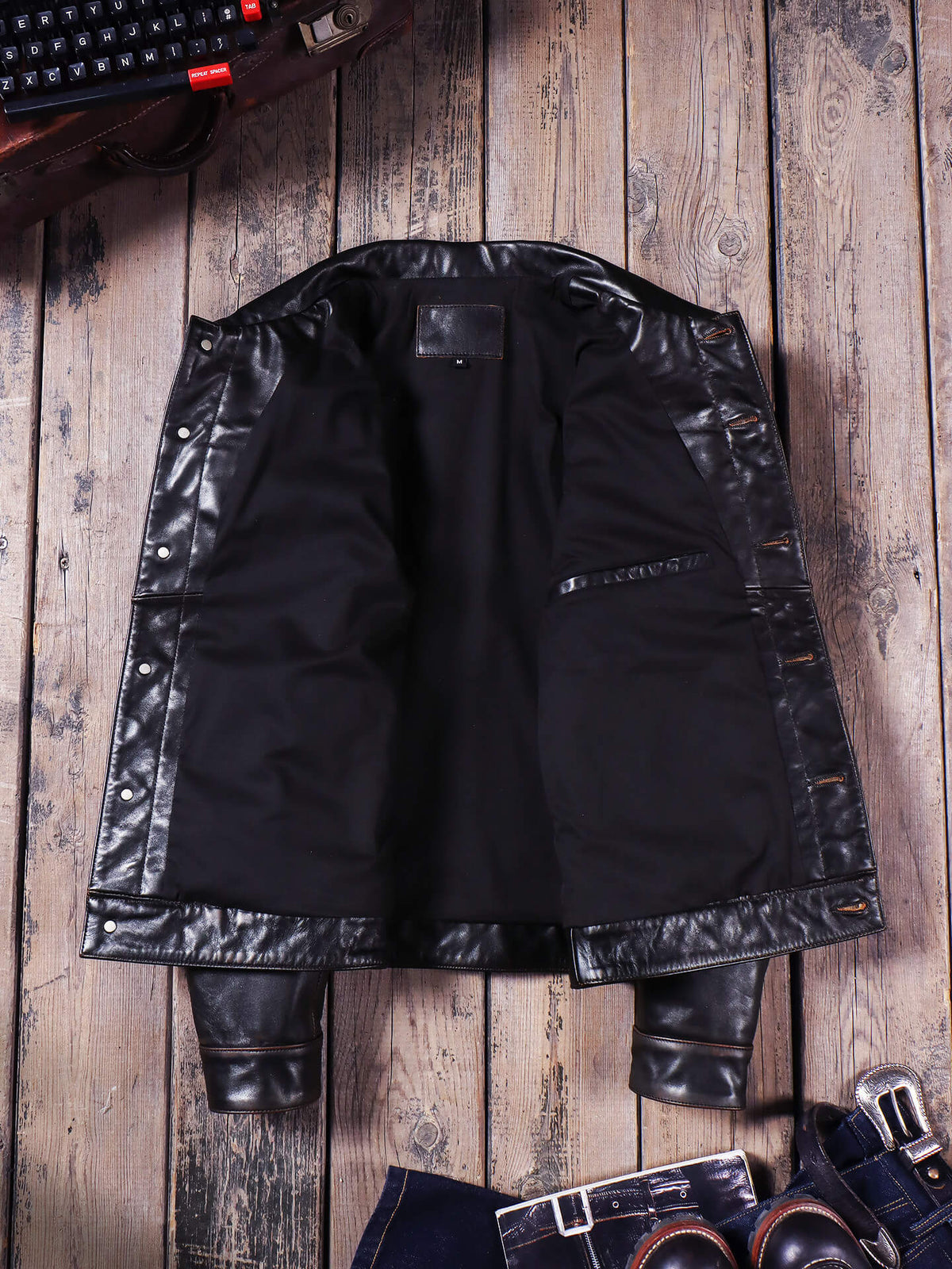 Men's Leather Jacket - Teacore