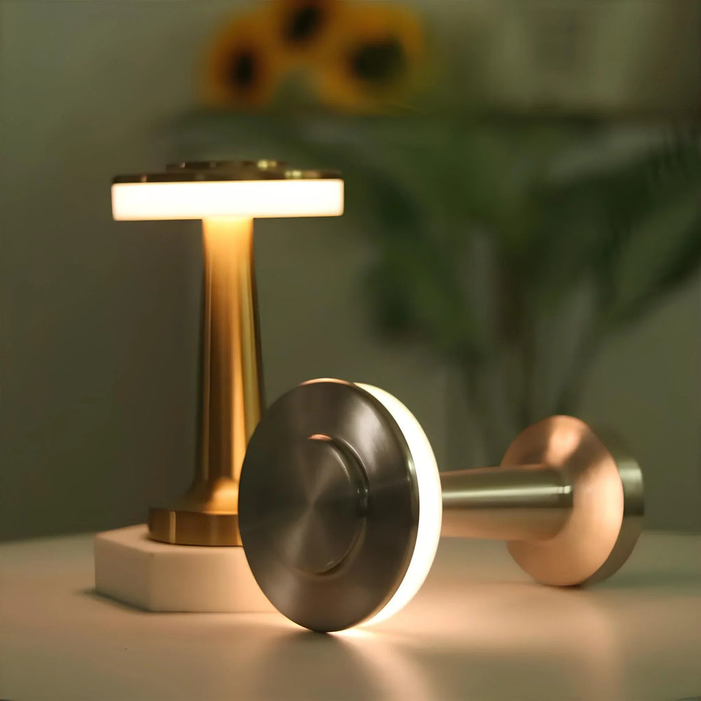 Portable Dimmable Table Lamp - Elegant Retro Design