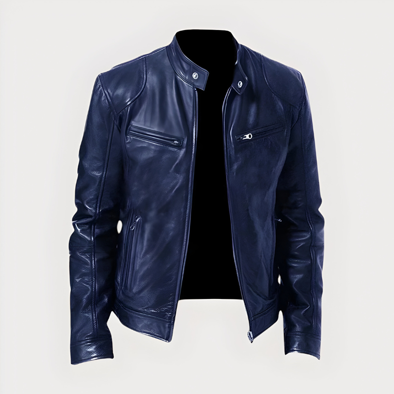 Joren™ | Klassieke Bikerjas met Ritssluiting