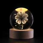 Cosmic Crystal Ball Lamp - Magical LED Home Decor - Rain Cloud