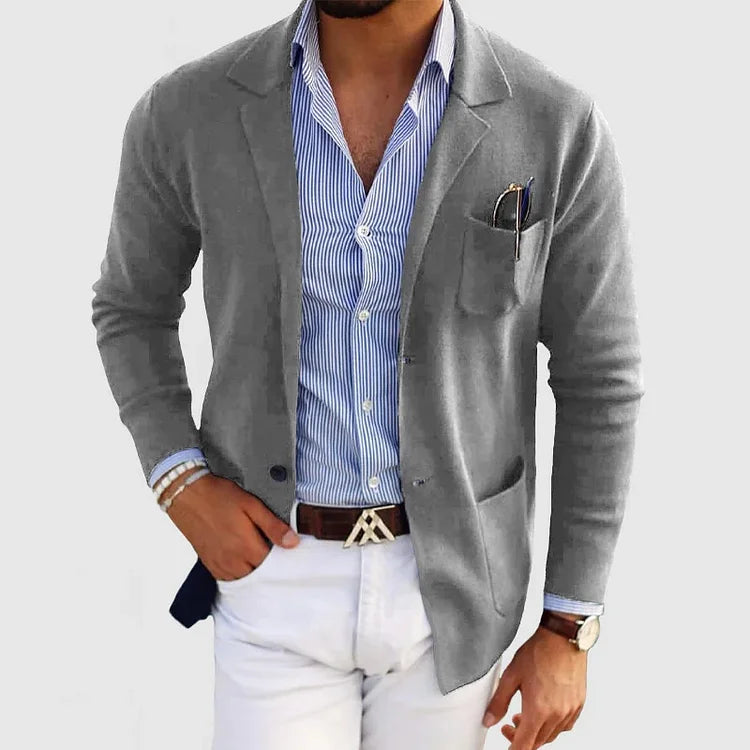 Dan | Stylish Men’s Casual Blazer with Functional Flap Pockets