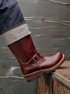 Men's Engineer Boots - Dark Brown