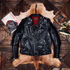Men's Leather Jacket - Black