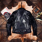 Men's Leather Jacket - Black
