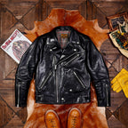 Men's Leather Jacket - Black