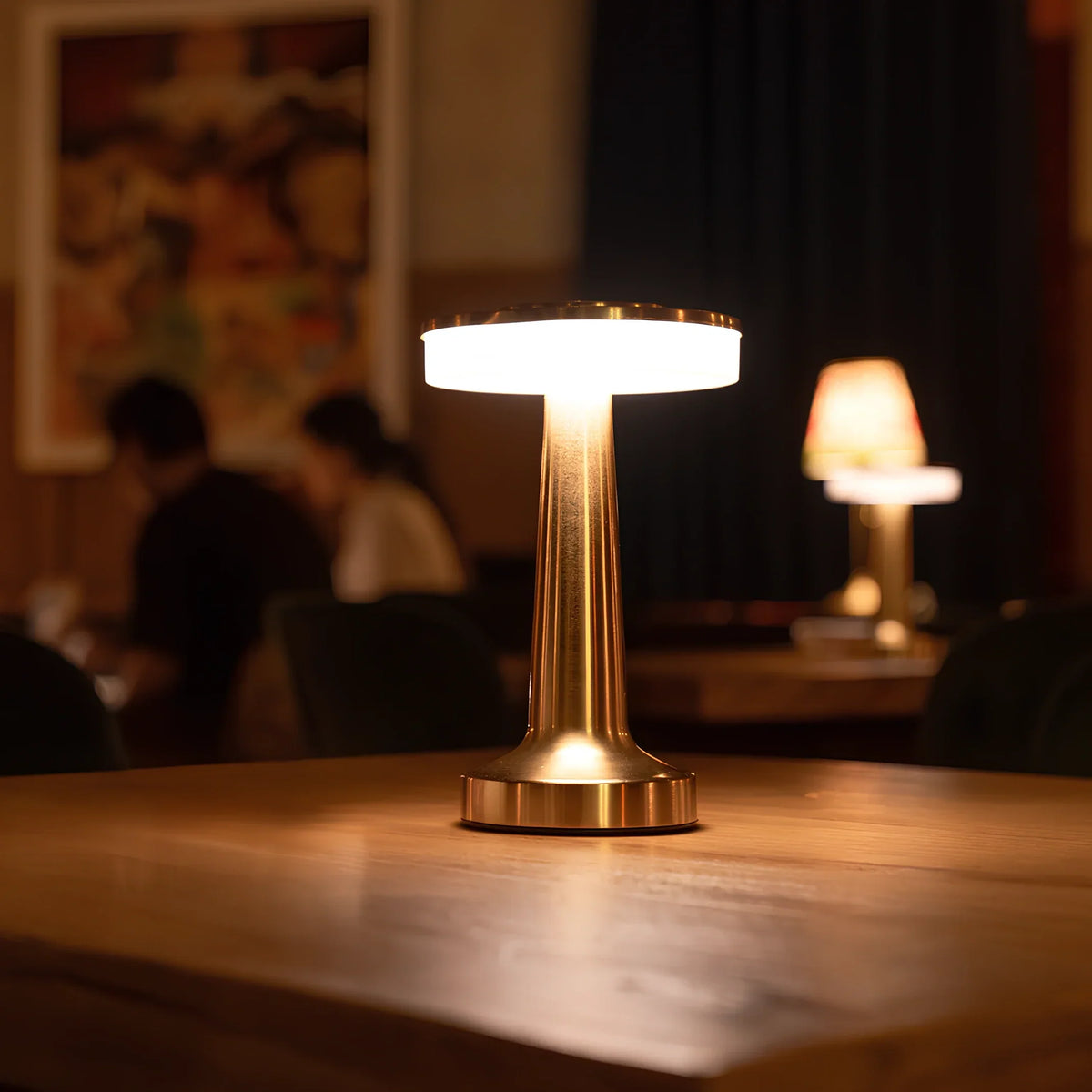 Portable Dimmable Table Lamp - Elegant Retro Design