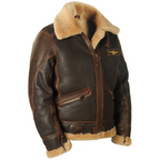 Eamon™ | Classic Shearling-Lined Aviator Jacket