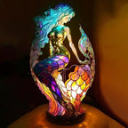 Stained Glass Animal Table Lamp - Decorative Ambient Light