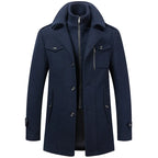 Bruno™ | Stylish Winter Coat with Zipper & Button Closure