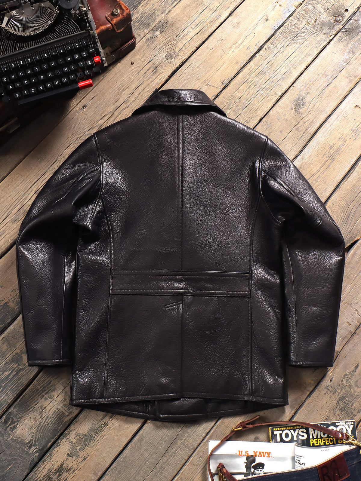 Men's Leather Jacket - Black