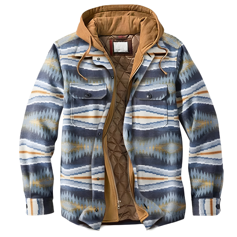 Bram™ | Stylish Comfortable Hooded Patchwork Jacket