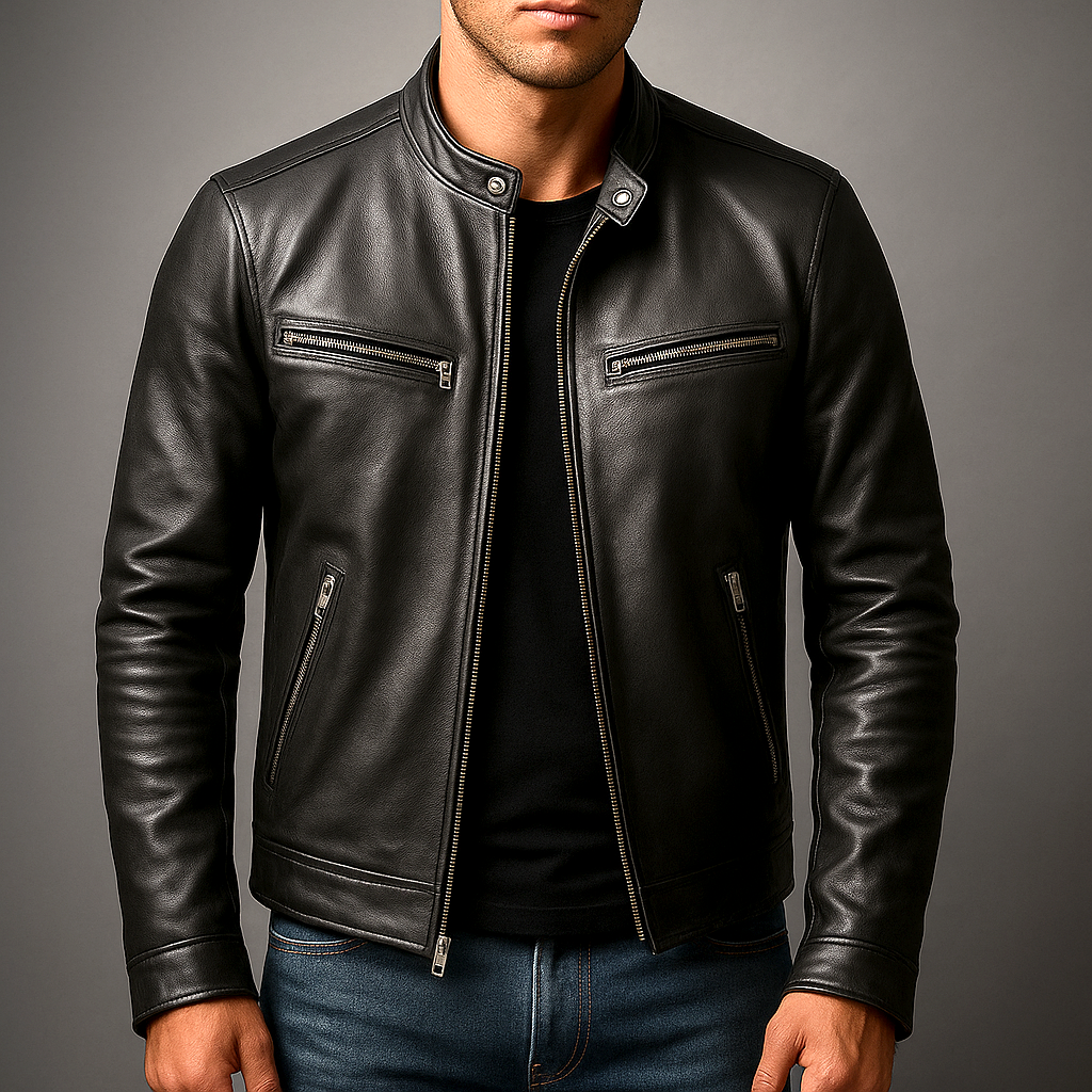 Jace™ | Classic Casual Leather Jacket
