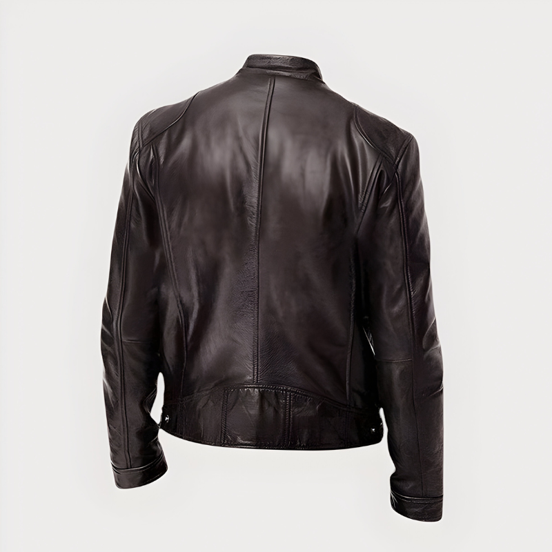 Joren™ | Klassieke Bikerjas met Ritssluiting