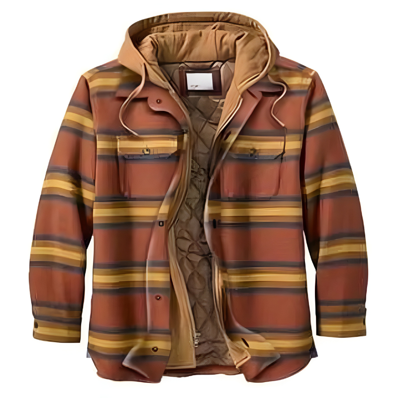 Bram™ | Stylish Comfortable Hooded Patchwork Jacket