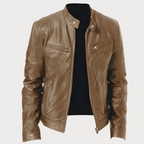 Joren™ | Klassieke Bikerjas met Ritssluiting
