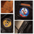 Men's Leather Jacket - Coffee